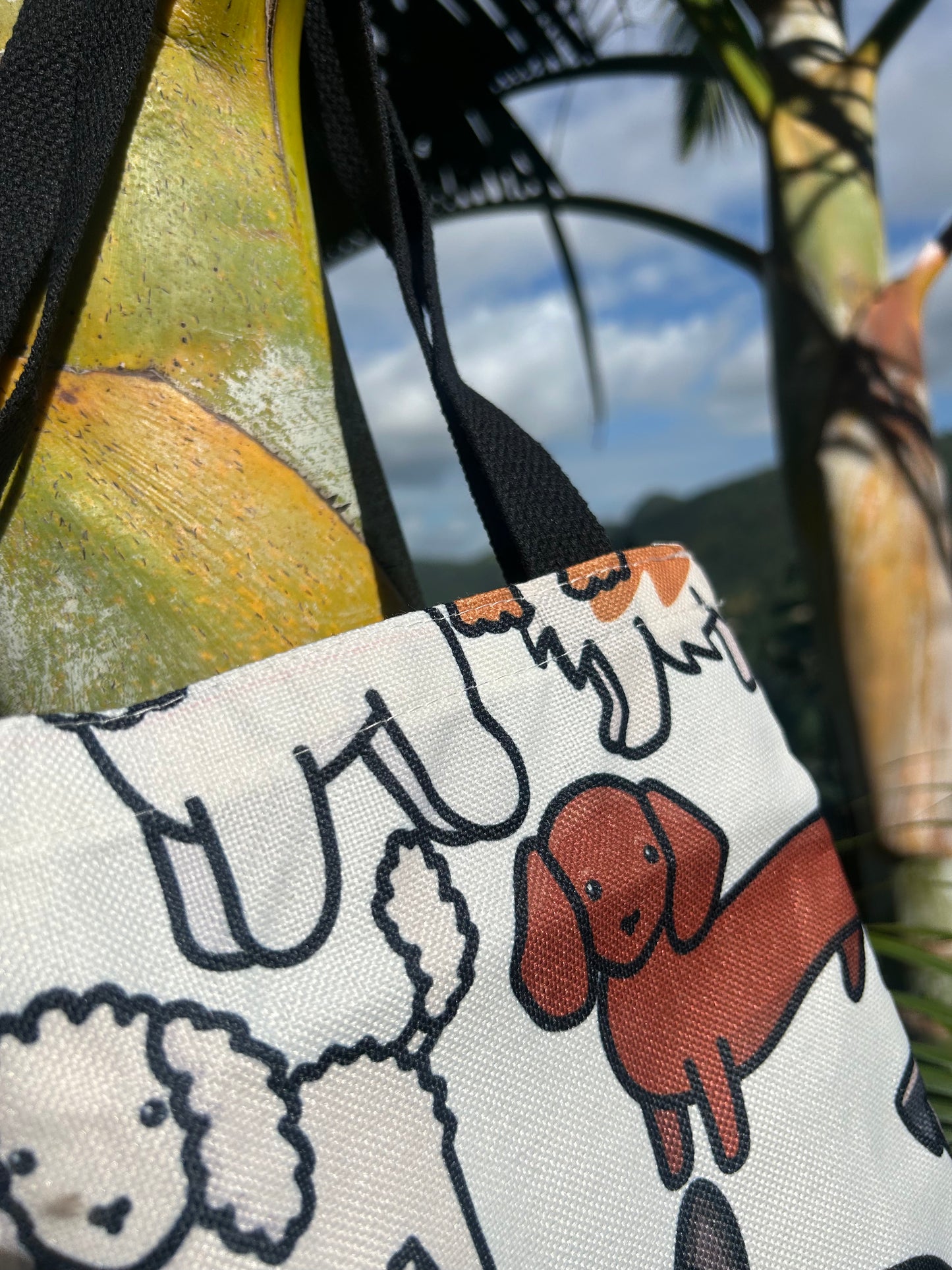 Dog shopper bag