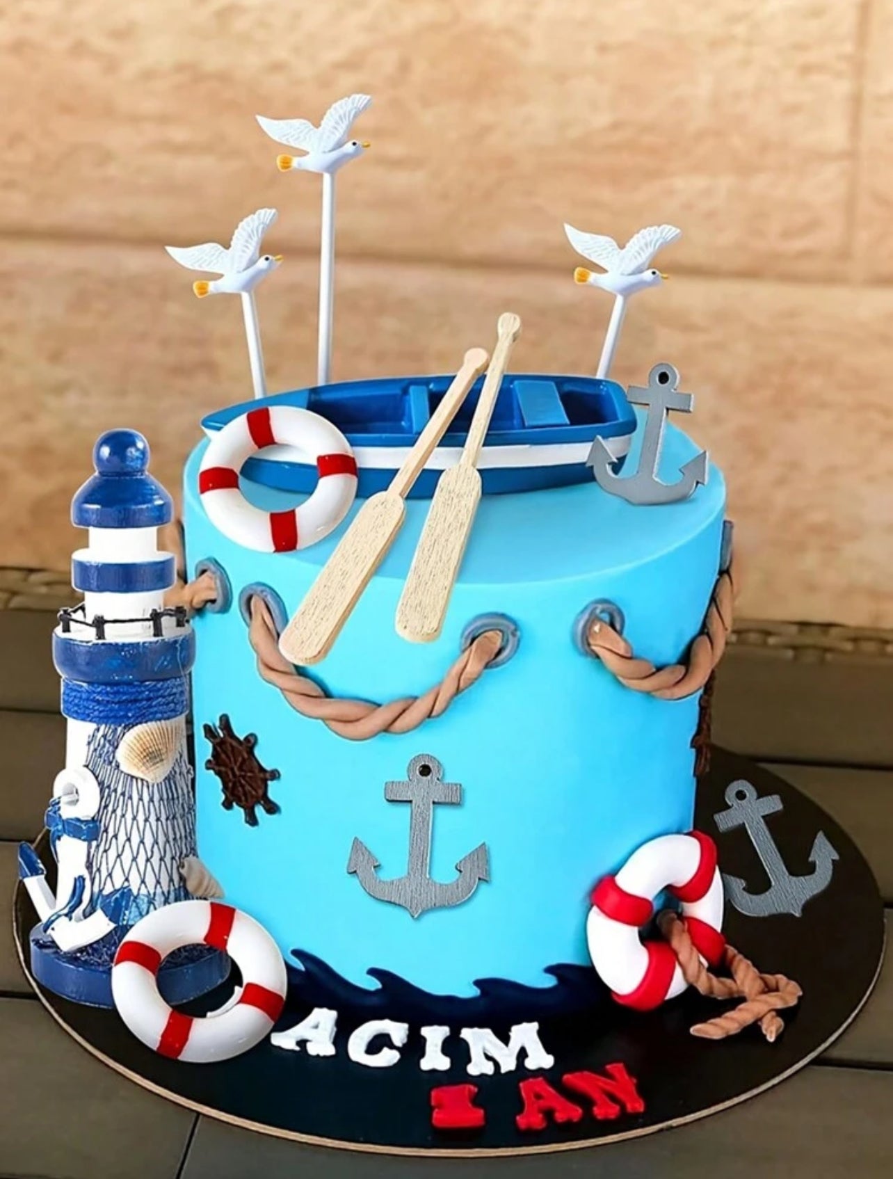 Nautica Cake topper