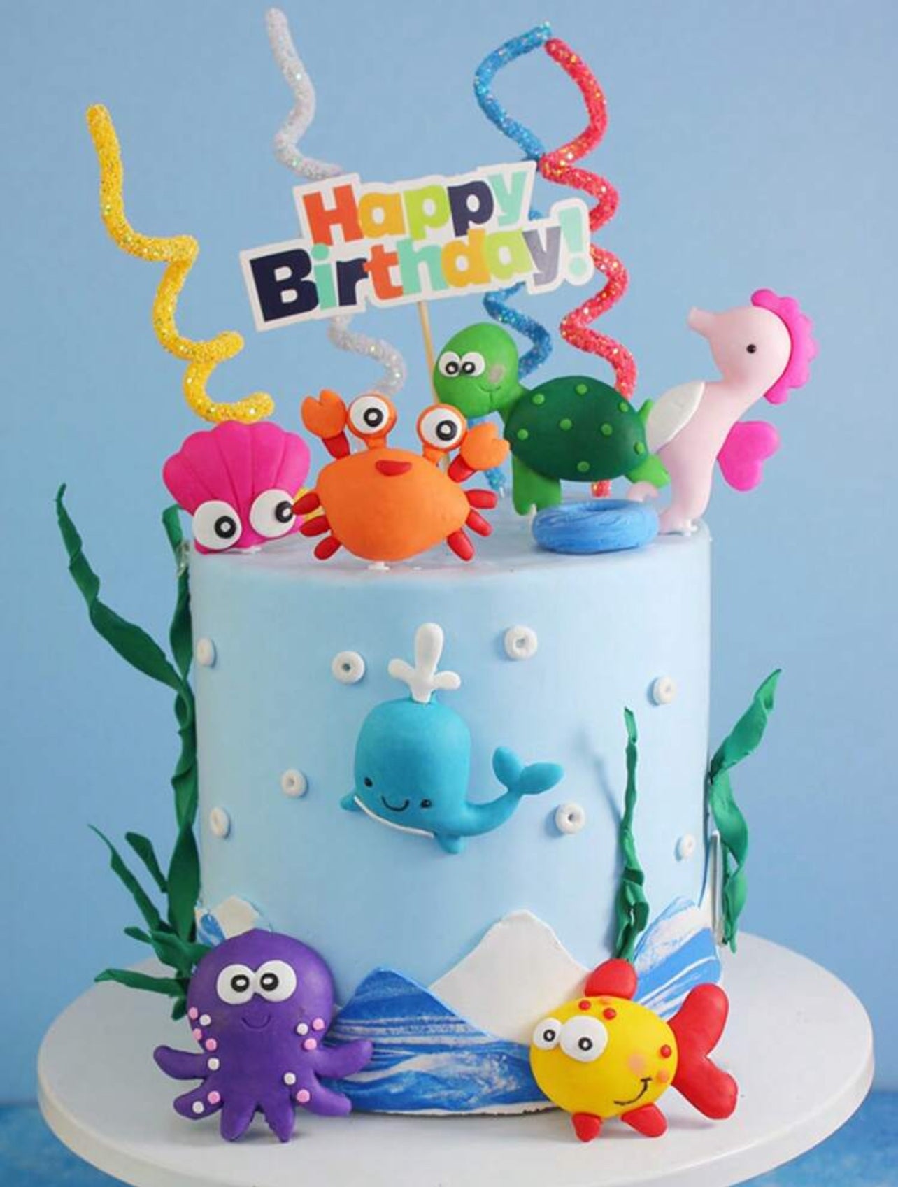 Sea animal Cake topper