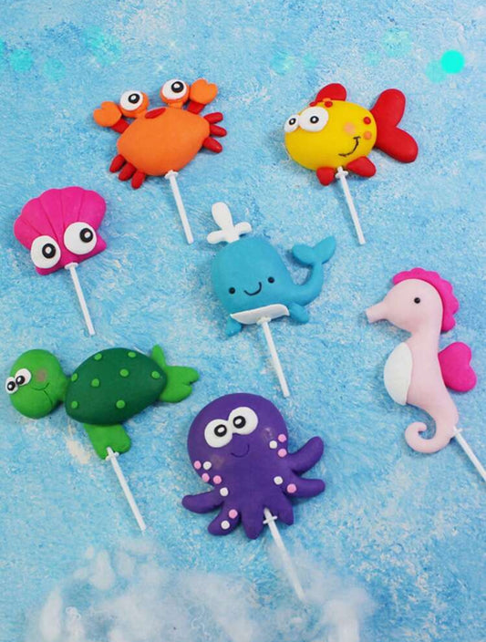 Sea animal Cake topper