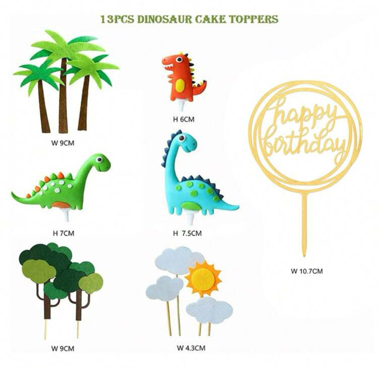 Dino Cake topper