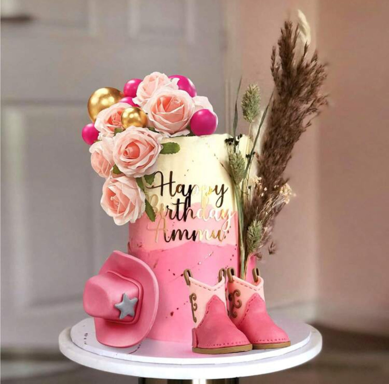 Western Cake topper