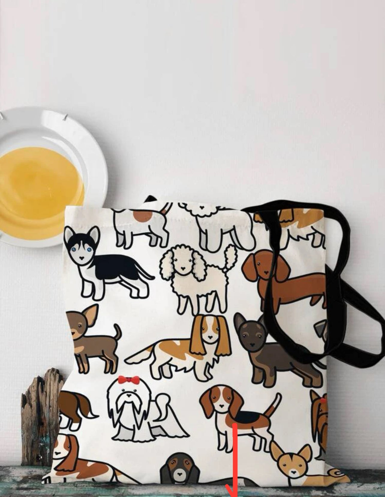 Dog shopper bag