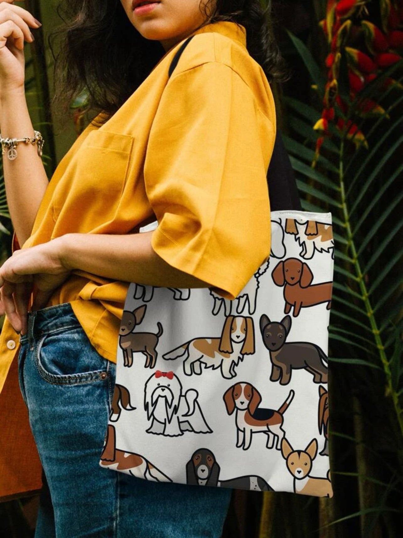 Dog shopper bag