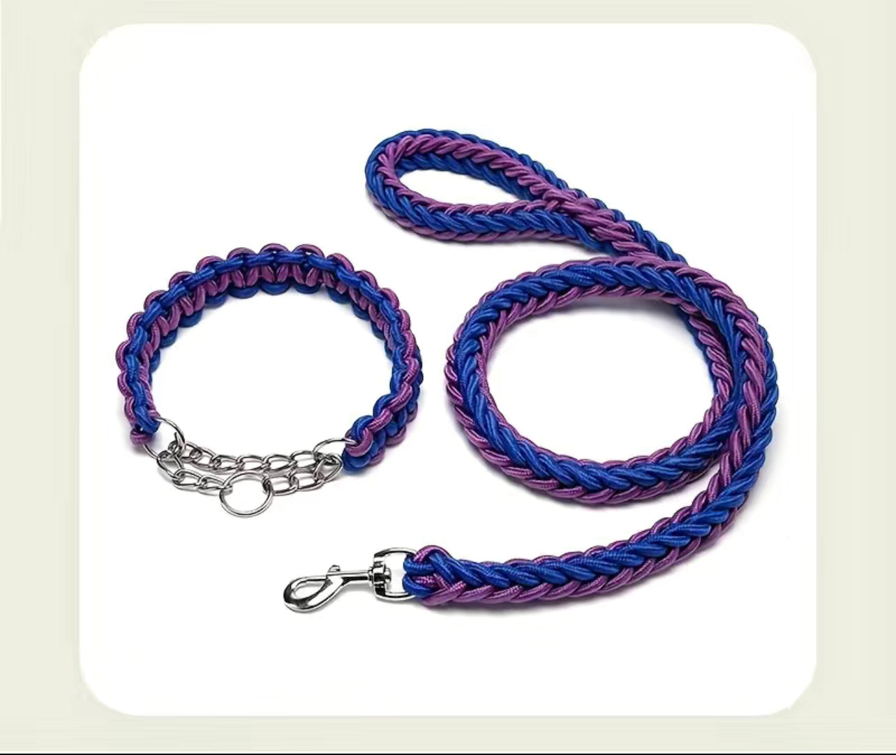 BRAID COLLAR & LEASH