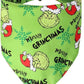 Grinch Christmas bandana