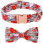 Red hearts collar