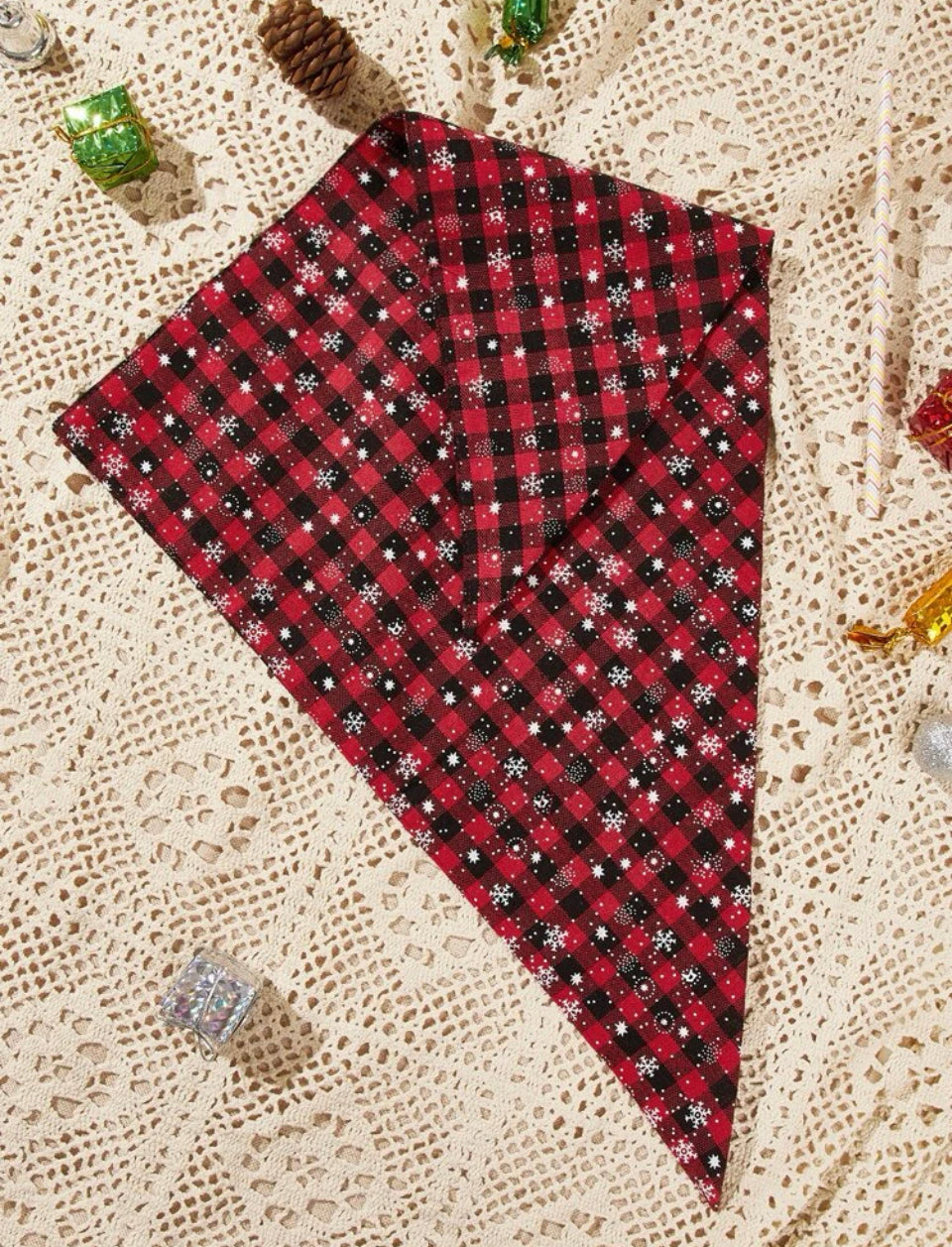 Dark Snowflake Bandana