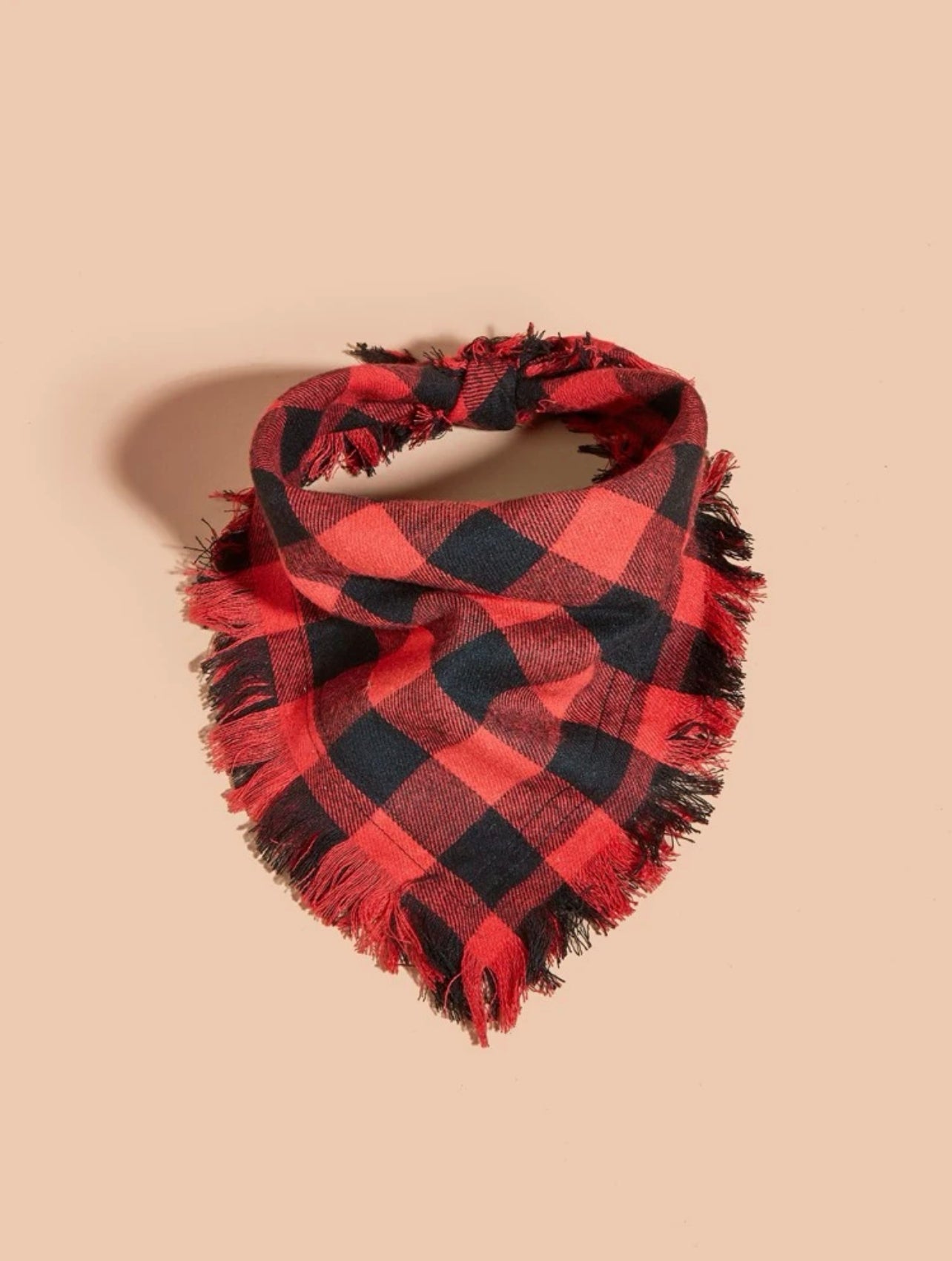 Red winter bandana