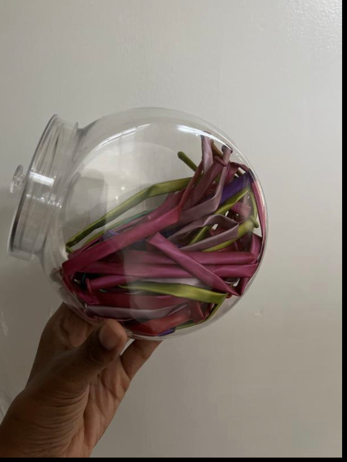 55 onz custom plastic jar