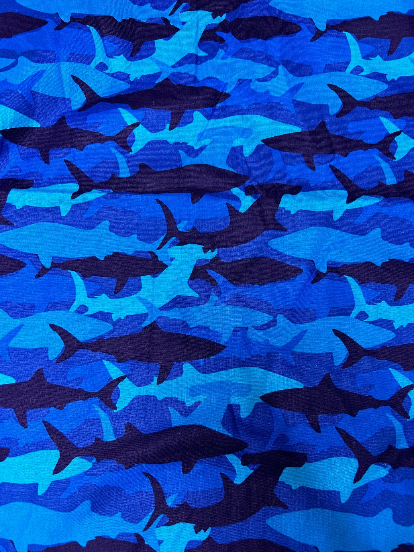 Blue shark bandana