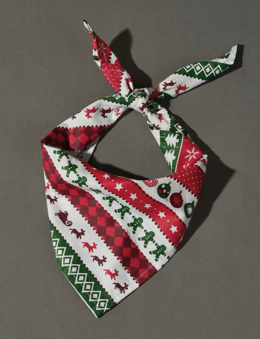 Christmas green bandana