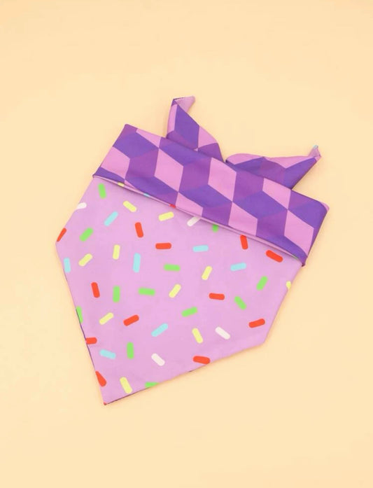 Purple cake doble bandana