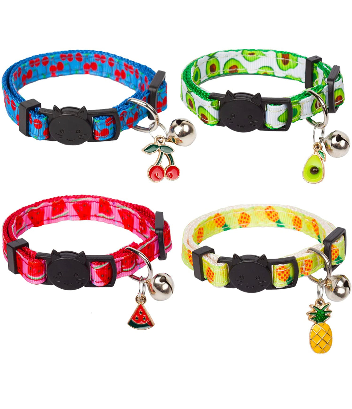 Collar de frutas para gatos