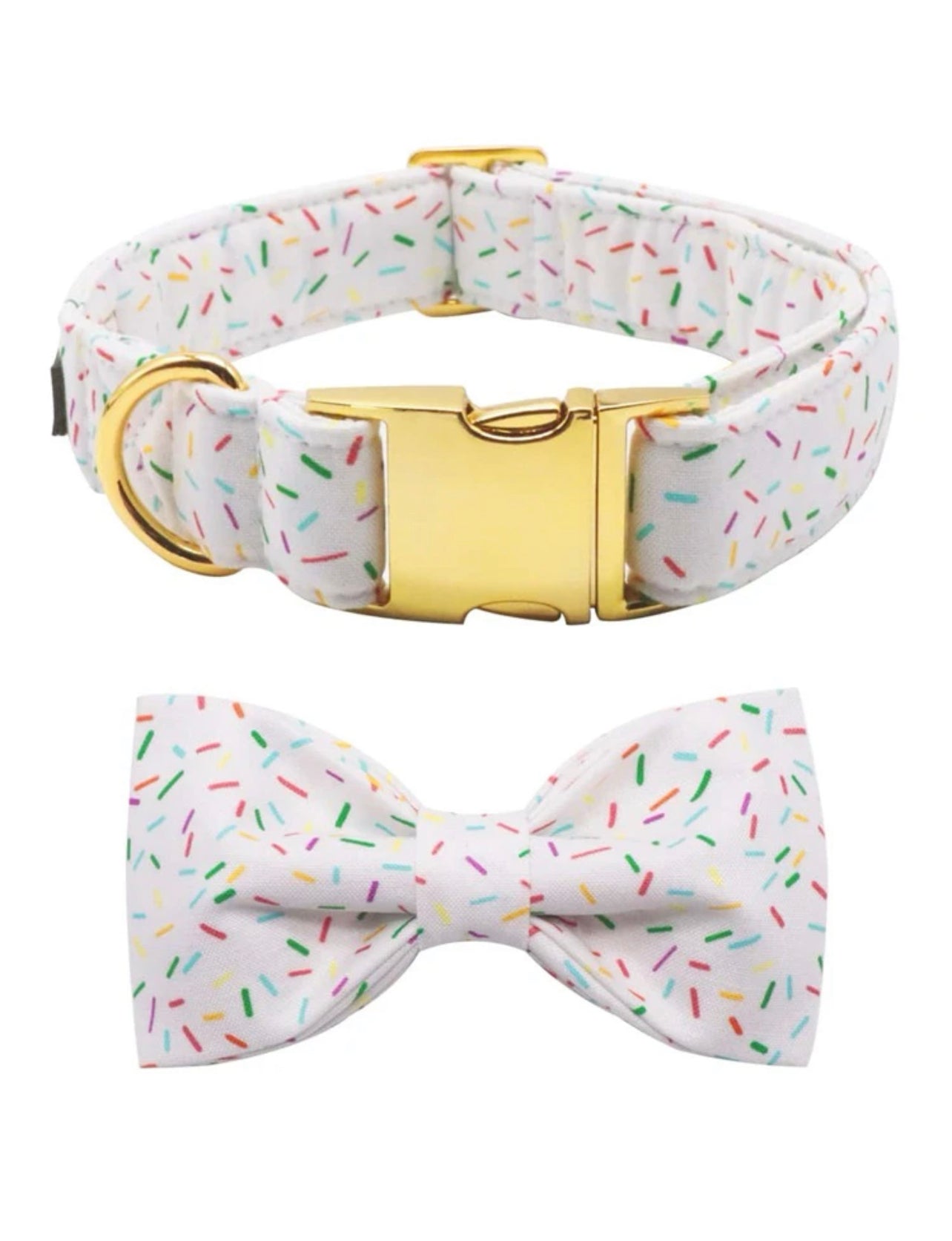 Birthday sprinkles collar