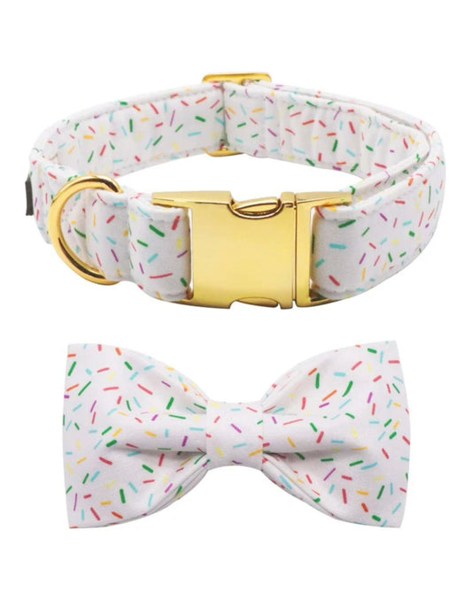 Birthday sprinkles collar