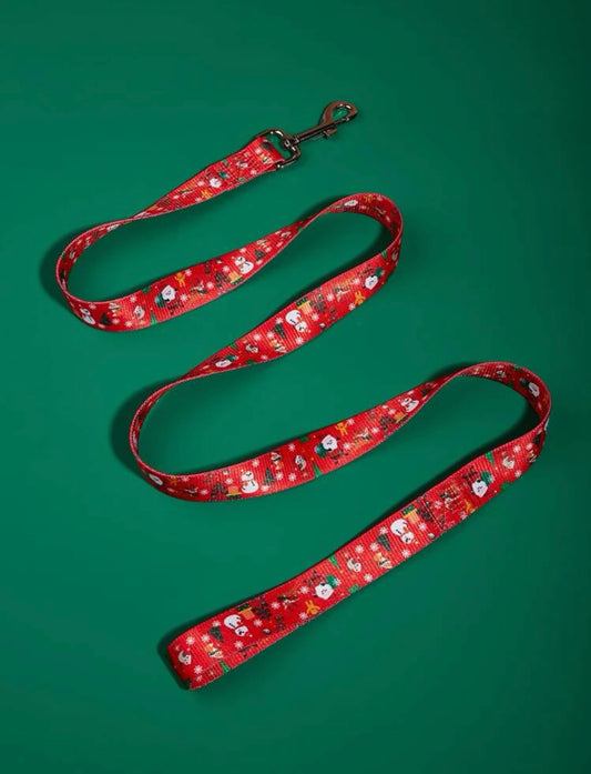 Santa dog leash