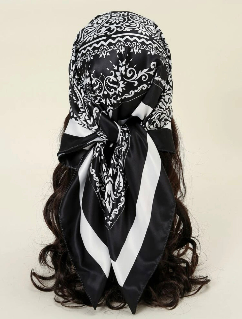 Hair Scarf Blanco